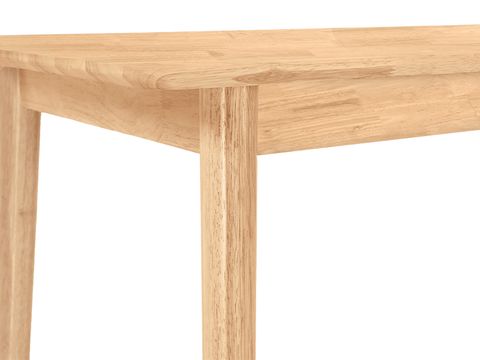 Delavin Rectangular Dining Table 120X70Cm, Wooden Dining Table, Modern ... pertaining to Everyday durability and aesthetic appeal of rectangular oak dining table solutions